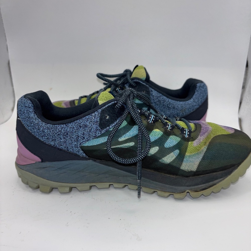 Merrell Antora 2 Rainbow Trail Running Shoes Womens 7.5 Multi Color J135430 - Picture 11 of 11